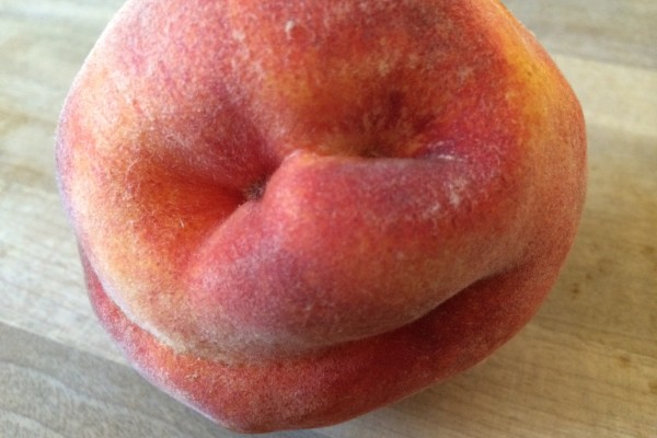 ugly peach fruit