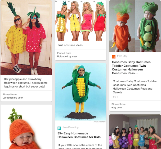 Fruit Halloween costumes