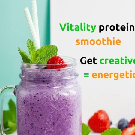 Vitality protein smoothie cup